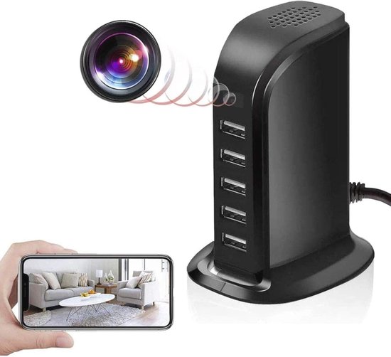 360 Graden Wi-Fi IP HD 1080P IP Camera Verborgen In Lamp | E27 Fitting En Incl Sd Memory Card