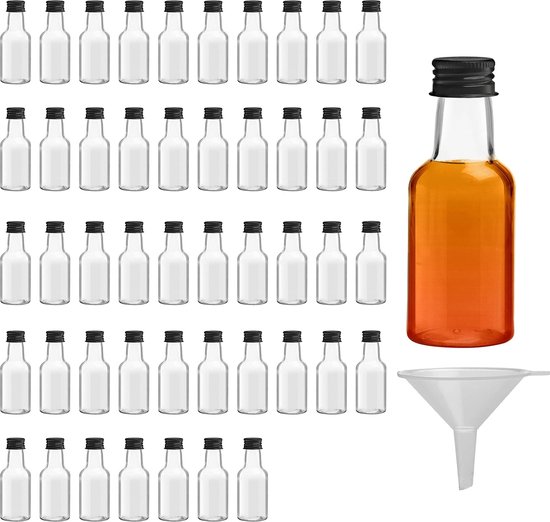 12 kleine plastic flessen, 60 ml, kleine herbruikbare flessen om te