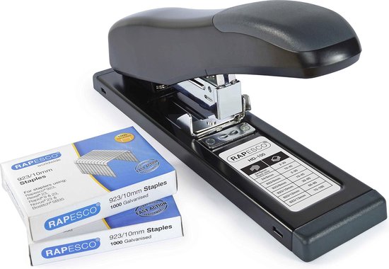 Rapesco 1481 ECO 790 Heavy Duty Langarm Nietmachine met 2000 Nietjes, 50 Vel Nietcapaciteit, Zacht Wit