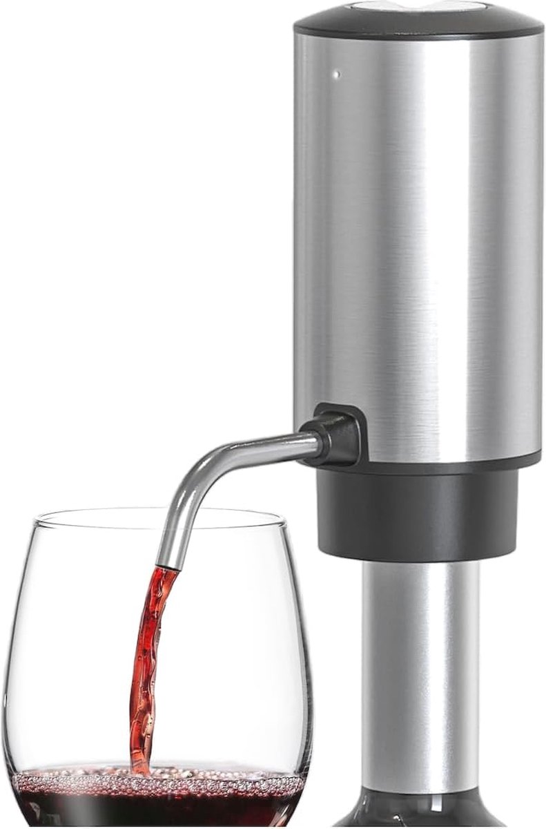 Elektrische wijndispenser met vacuüm stop en automatische schenktuit - Perfect cadeau voor wijnliefhebbers