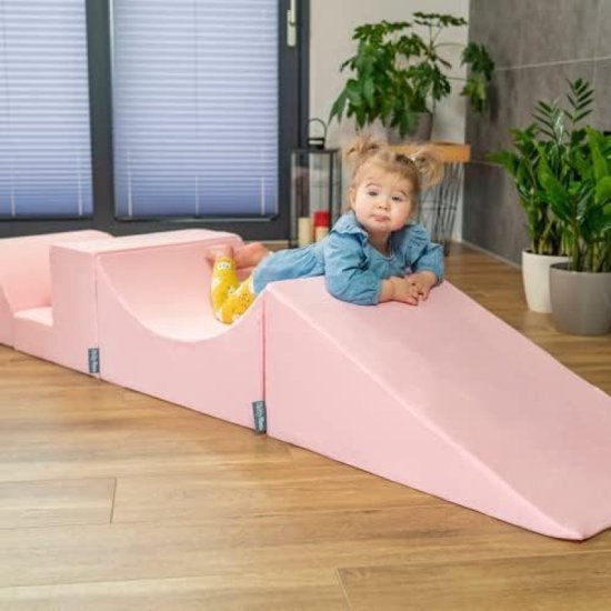 KiddyMoon Rond Ballenbad 90X30cm/Geen Ballen Ballenkuilen Voor Baby's Speelbad Kleuters, Donkergrijs