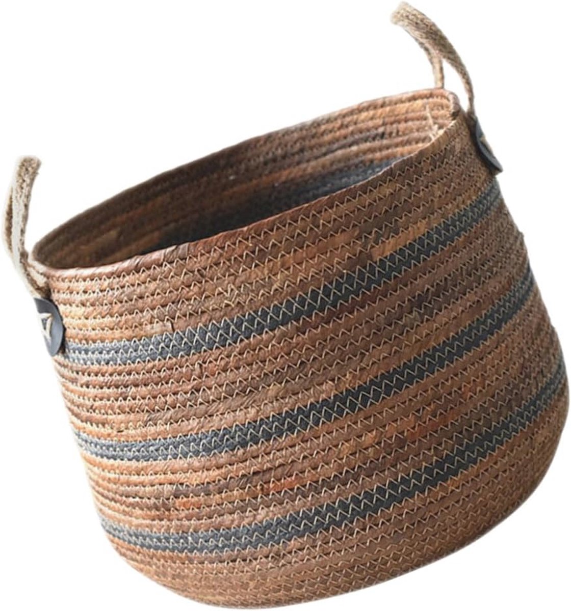 Goedkoopste Grote Geweven Wasmand Voor Kinderkamer En Woonkamer - Decoratieve Opbergmand Met Handvatten