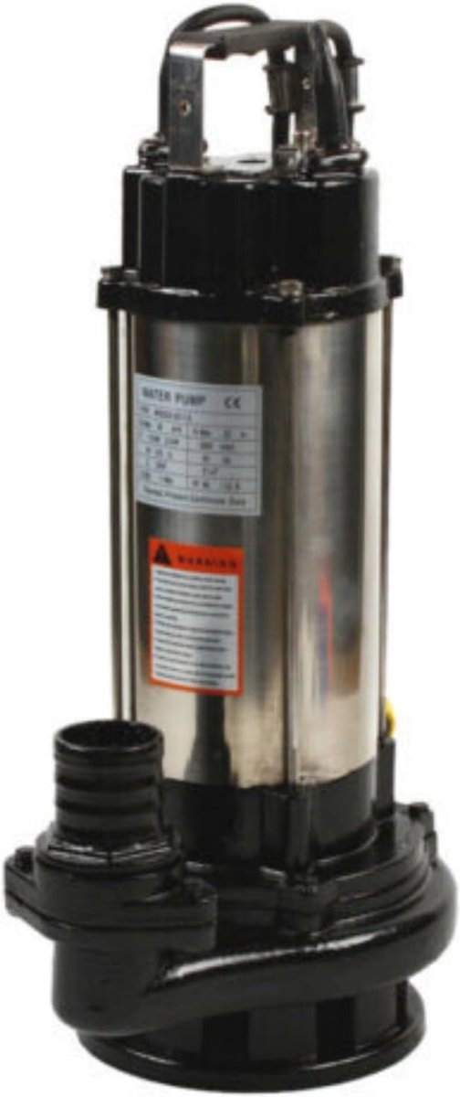 Dompelpomp 1500 W voor Afvalwater - 36000 l/u, Vlotterschakelaar & 6m Netsnoer