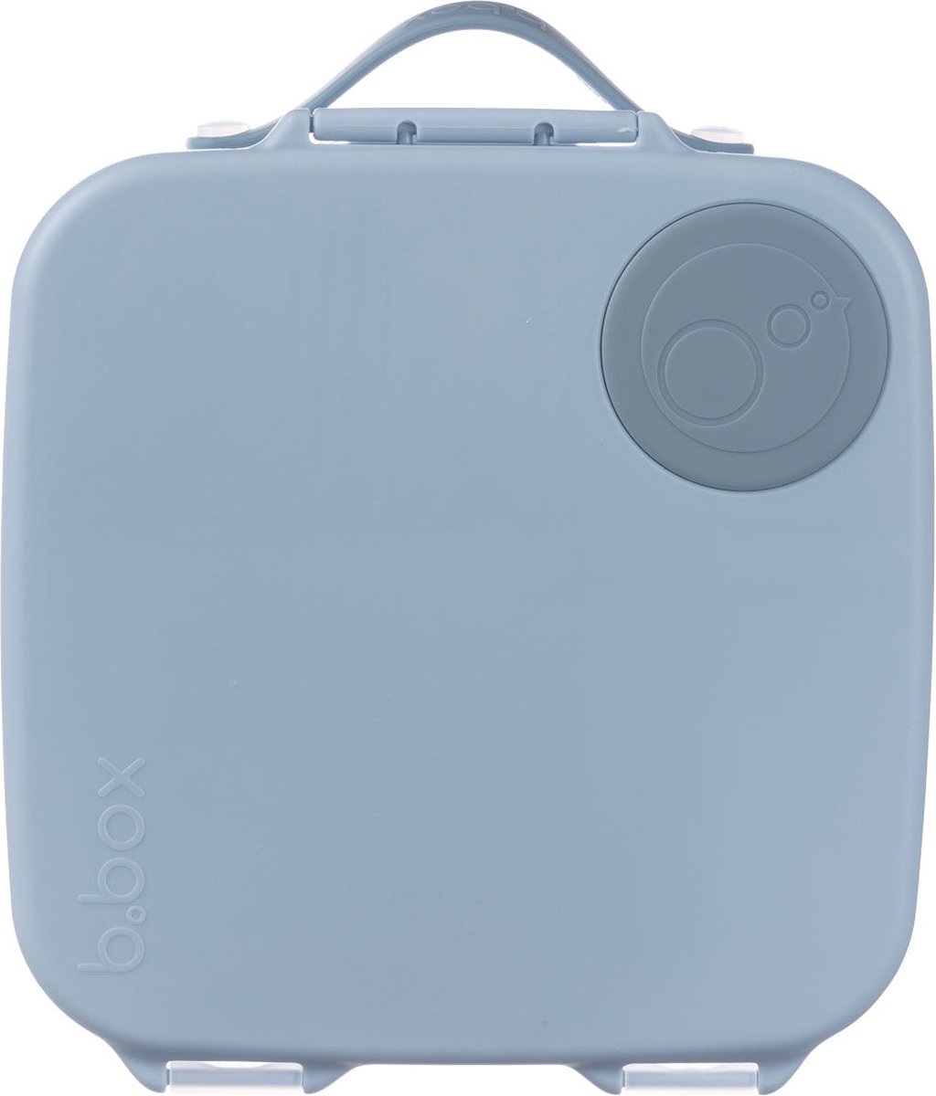 Goedkoopste b.box Lunchbox | Jumbo Bentobox met 4 Vakken (2 Lekvrij), Afneembare Scheidingswand, Gelkoelelement | Ideaal voor School | Vanaf 3 | Inhoud 2L