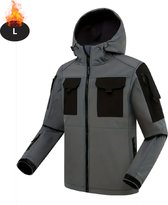 Bovista Skipak - SkiBroek - Skijas - Ski Suit - Wintersport - Heren - Winter - Warm Fleece - Grijs - Maat L