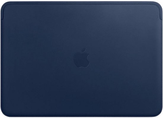 Apple Leather Sleeve MacBook Pro 13 inch - Midnight Blue - Case