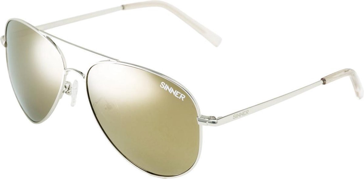 SINNER Morin Piloten Unisex Zonnebril - Grijs