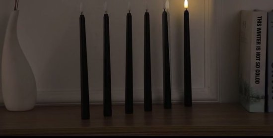 Led Tafelkaarsen Met Bewegende Vlam