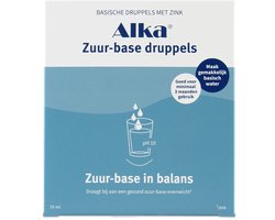 Alka® Zuur-Base Druppels - Basische druppels met zink - Voor Basisch Drinkwater - 55ML