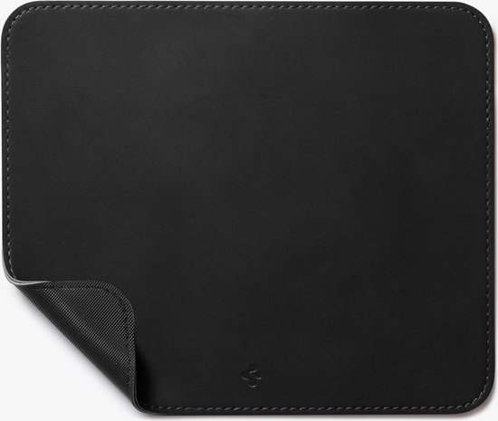 Spigen Muismat Velo Vegan PU Leer met Antislip Rubber Mat - Bruin