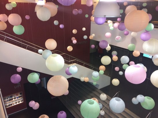 5 x Lanterne rose clair 75 cm - grandes lanternes rose bébé - décoration baby shower - baby shower