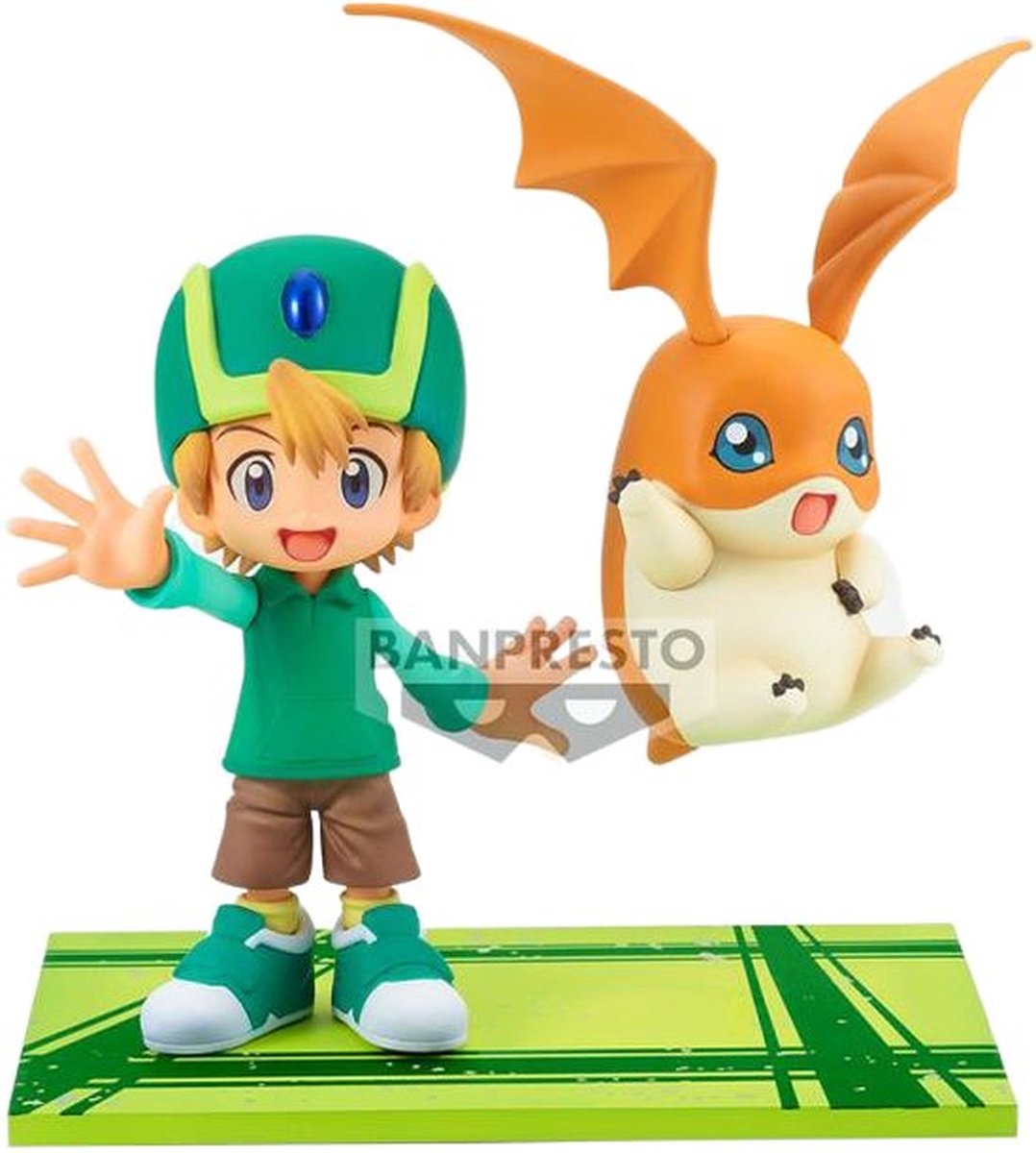 Banpresto Digimon Takeru & Patamon Figure DXF-Adventure Archives PVC Statue 15cm Multi