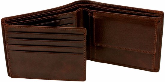 LEONHARD HEYDEN Porte-monnaie Roma Bifold Wallet Brown Brun