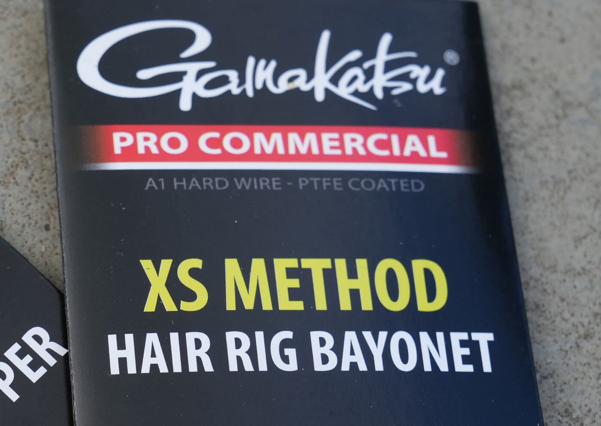 Gamakatsu Pro Commercial Coars XS Method Hair Rig Bayonet 7mm 15cm Barbless (8 pcs) - Maat : haak 10 - 0.23mm