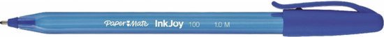Paper Mate InkJoy 100ST-balpennen - Medium punt (1,0 mm) - Blauw - 1 stuk