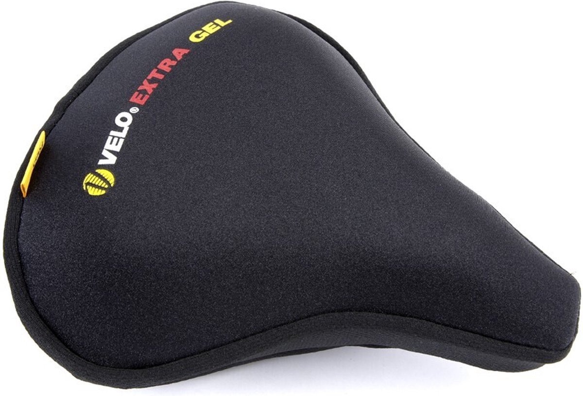 Velo Zadeldekje Plush Extra Gel Mtb/atb/sportief Zwart Heren