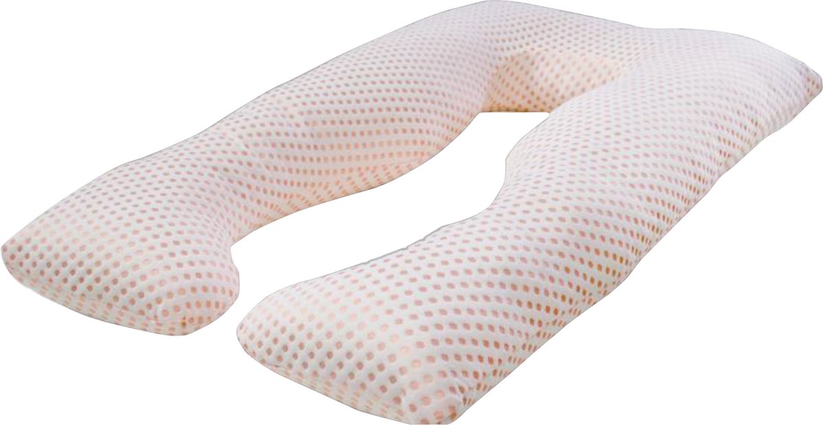 Goedkoopste MOON™ Volledige Lichaam U-Vorm Zwangerschapskussen - Roze - Ondersteuning voor Rug, Nek en Buik tijdens Zwangerschap