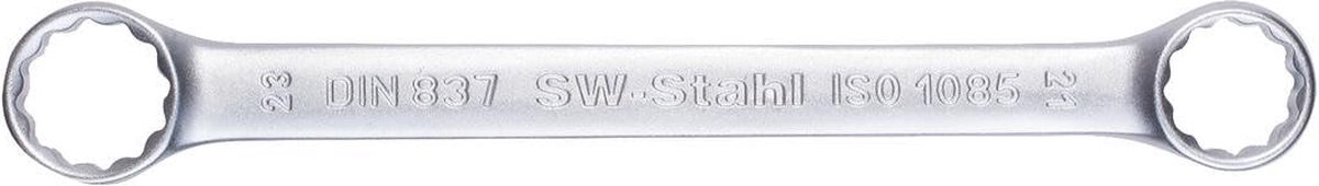 SW stalen ringsleutel 10 x 11 mm - recht, 01304L