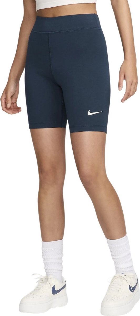 Nike Sportswear Classic Sportlegging Dames Kort Donkerblauw S/ .