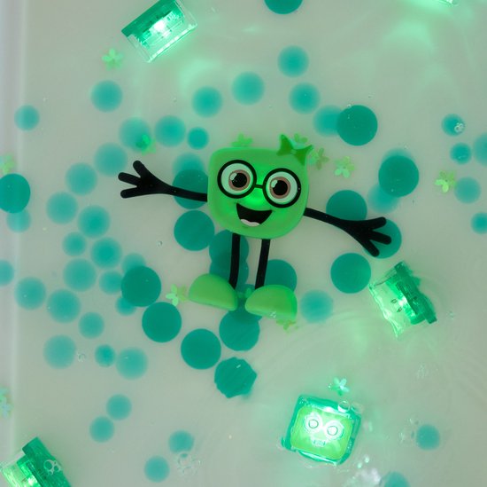 Glo Pals Pippa set - Light up cubes - Character + light up cubes - groen van Glo Pals — afbeelding 3