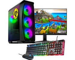 Complete Ryzen 5 Budget 6-Core Game PC Setup met 24
