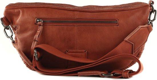 FREDsBRUDER Cuir Sac banane Riffel Beltbag Rustic Orange Terracotta