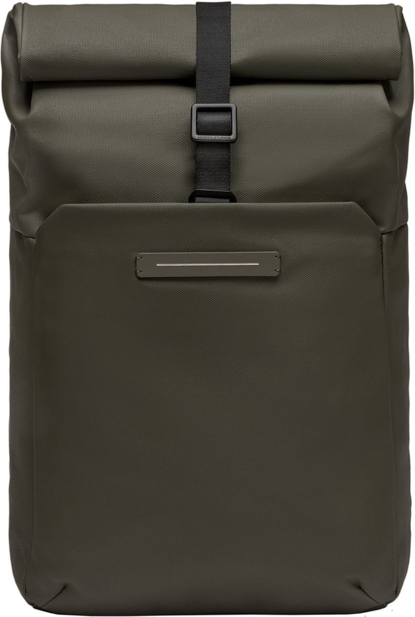 Horizn Studios Laptop rugzak Rugzak met laptopvak SoFo Rolltop Backpack X 22L Dark Olive Donkergroen