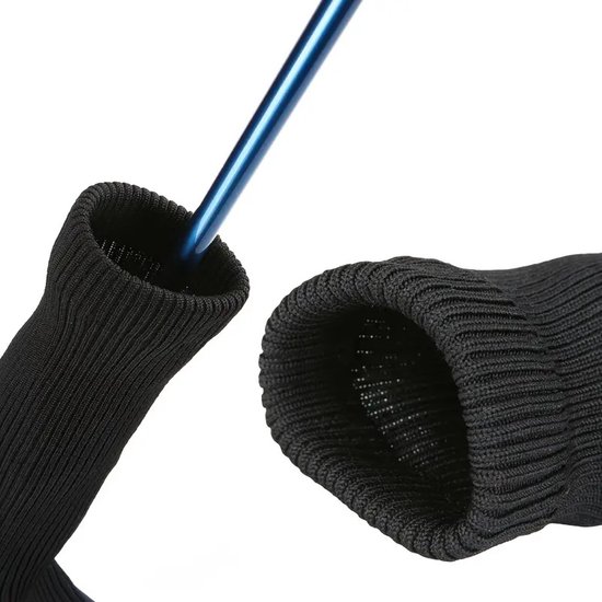 Bovista Golf Club Headcover - Couvre-Protecteurs - Ensemble de Golf - Jaune - 3 Pièces