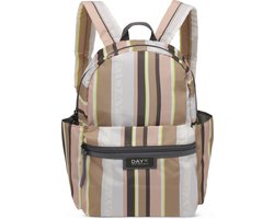 DAY ET Vrije tijd rugzak Rugzak met laptopvak Day Gweneth RE-P Stripe Backpack Tigers Eye Beige Veelkleurig