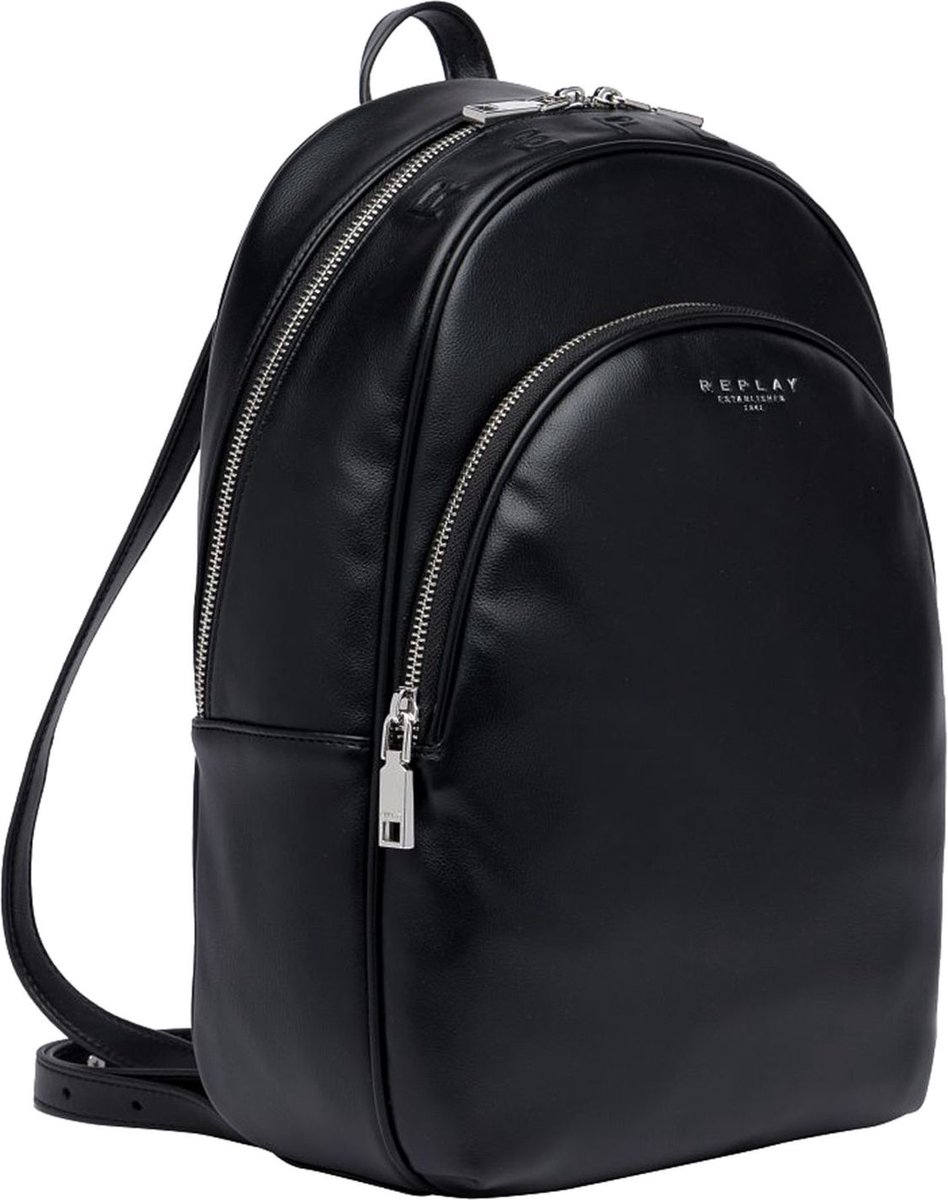 REPLAY Rugzak Backpack Black Zwart