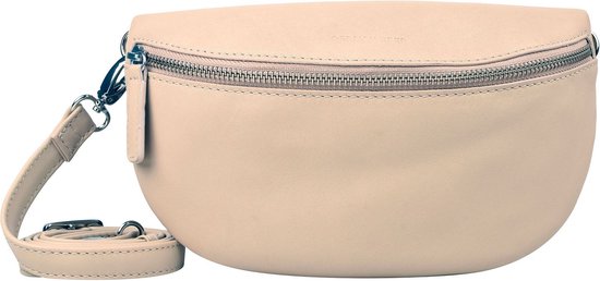 GERRY WEBER Leren Schoudertas Madeira Shoulderbag Beige bol