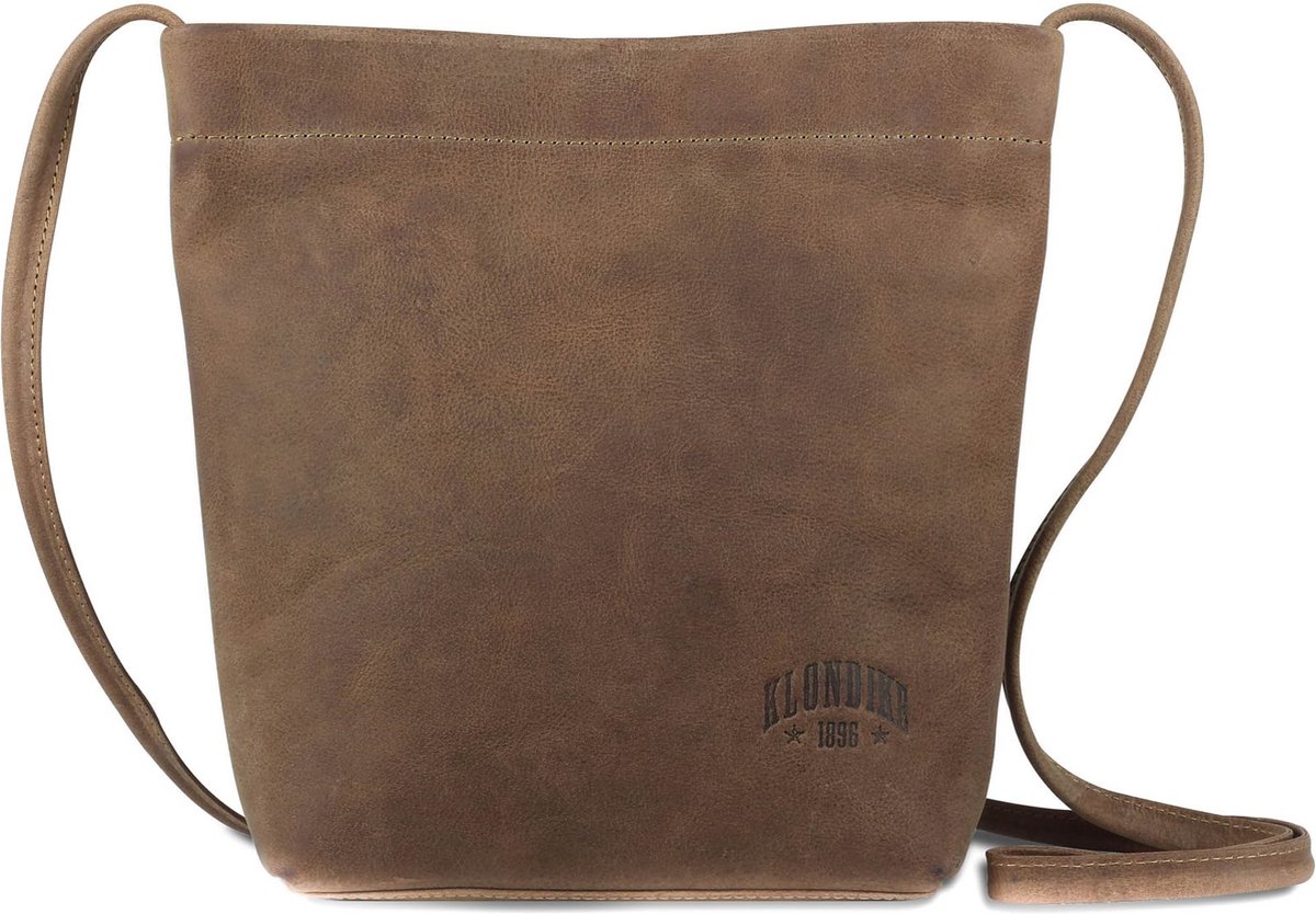 KLONDIKE 1896 Schoudertas Yukon Brooke Shoulderbag Mid Brown Bruine