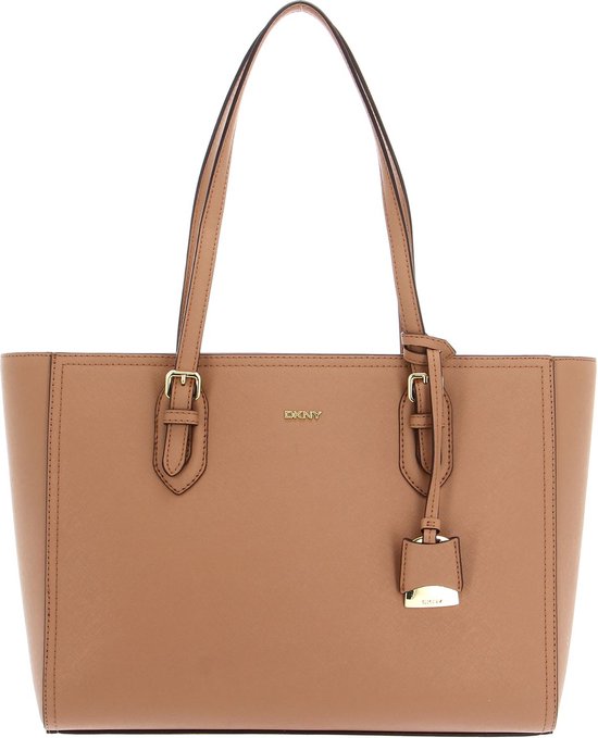 DKNY Sac shopper Sac à épaule Bibi Tote Cashew Marron clair
