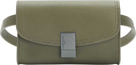 LIEBESKIND BERLIN Cuir Sac banane Sac de soirée Flare TM Empire Crossbody Tea Leaf Gris