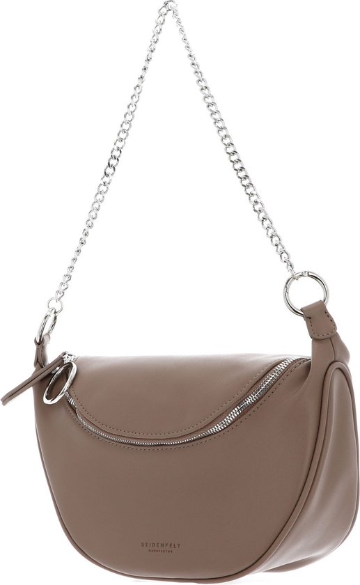 SEIDENFELT MANUFAKTUR Sac à épaule bandoulière Sac à épaule Big Skien Iced Coffee Taupe