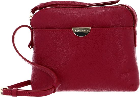 COCCINELLE Cuir Sac à épaule bandoulière Mini Bag Crossbody Bag Deep Violet Pourpre