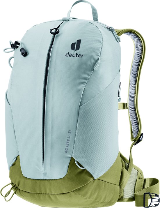 deuter Sac à dos de randonnée Sac à dos AC Lite 15 SL Backpack Dusk-Moss Vert Bleu