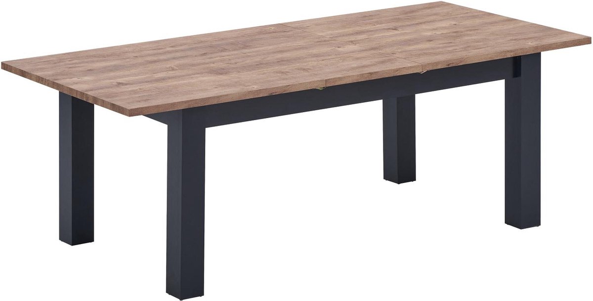 Belfurn - Verlengbare eetkamertafel Elon 170-220 x90cm in mango decor