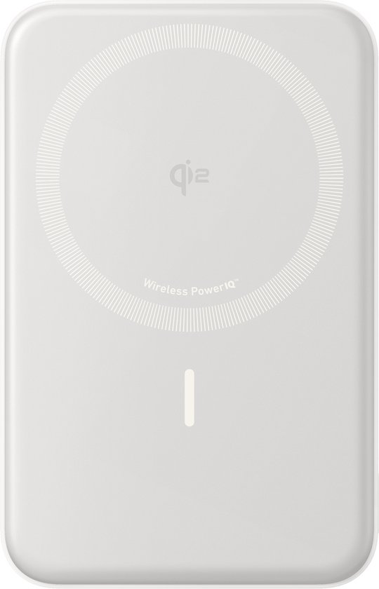 Anker MagGo Power Bank - 10.000 mAh - Draadloos opladen 15W - Wit