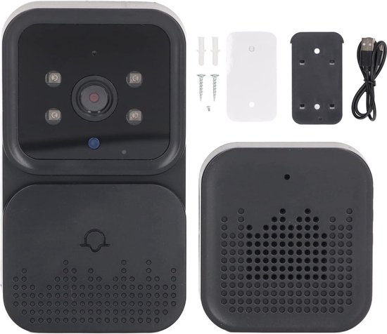Smart Video Deurbel Camera Draadloos - Met Draadloze Gong - WiFi Beveiligingscamera's voor Thuis - Intercom met Tweeweg Audio en Nachtzicht . van Securepoint — afbeelding 4