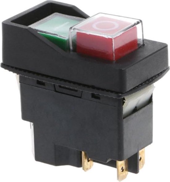 KJD17 5-PIN Elektromagnetischer Schalter – 250V/16A, Notaus- & Start-Stop-Schalter, IP54 Wasserdicht, Für Werkzeugmaschinen KJD17 5-PIN Elektromagnetischer Schalter – 250V/16A, Notaus- & Start-Stop-Schalter, IP54 Wasserdicht, Für Werkzeugmaschinen