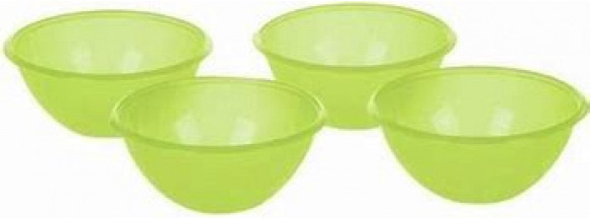 Salad Bowls 0,5 L Set 4 Groen Keeeper Ok 30661