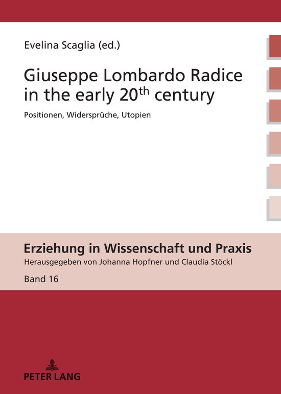 Erziehung in Wissenschaft Und Praxis- Giuseppe Lombardo Radi ... - cover
