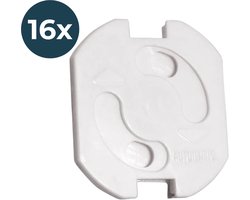 Laavir® 16 Stuks Stopcontactbeveiliging – Zeer sterke 3M Plakstrips – Veilig Stopcontact Afdekking – Kinderbeveiliging Stopcontact – Eenvoudig te Plaatsen & Verwijderen – Voor Huishoudens met Baby’s en Peuters