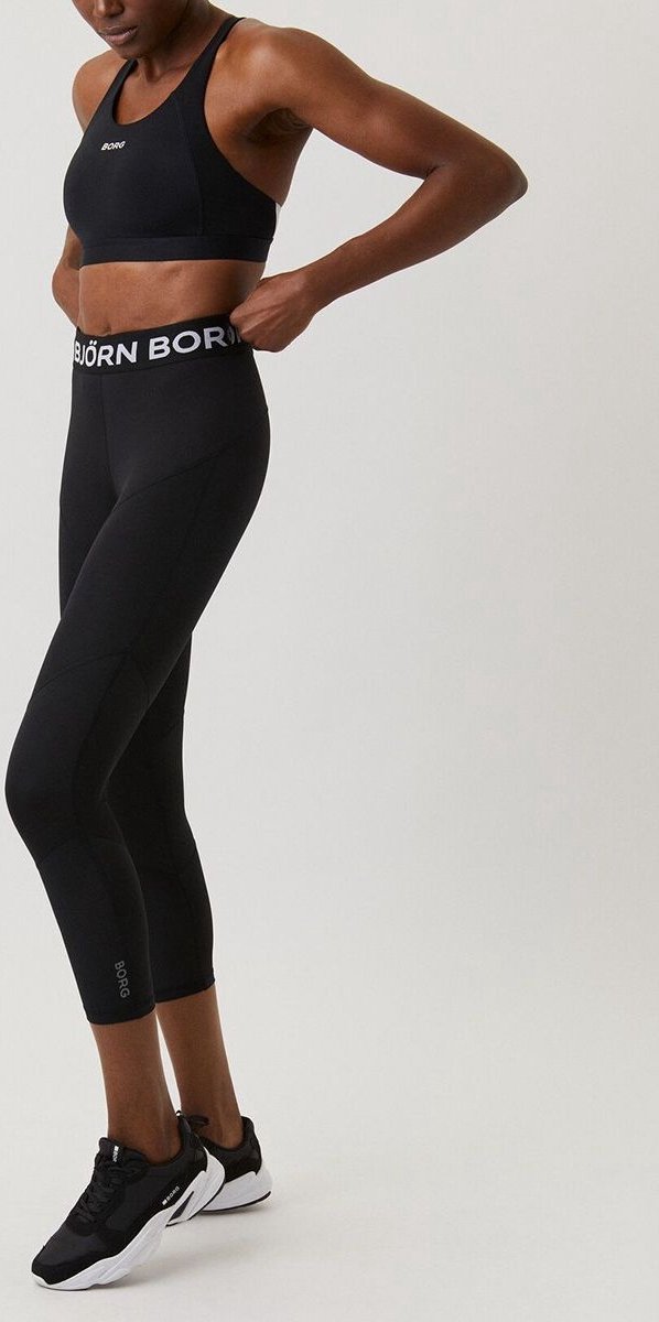 Björn Borg - Dames - Regular Block Tights - Wit/Zwart - Maat 38 van Merkloos — afbeelding 3