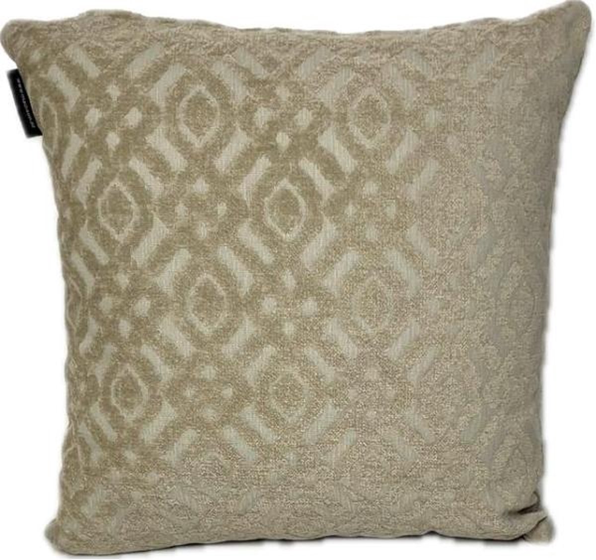 Madison sierkussen 45x45 cm Roca taupe Groen