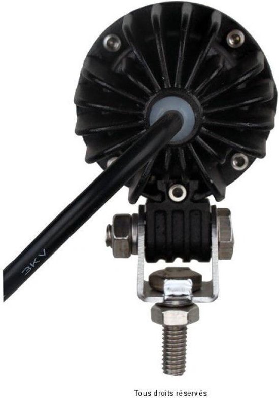 Extra koplamp ronde projector LED 12V 10W 900 lumen Optisch voor motorfiets — afbeelding 2