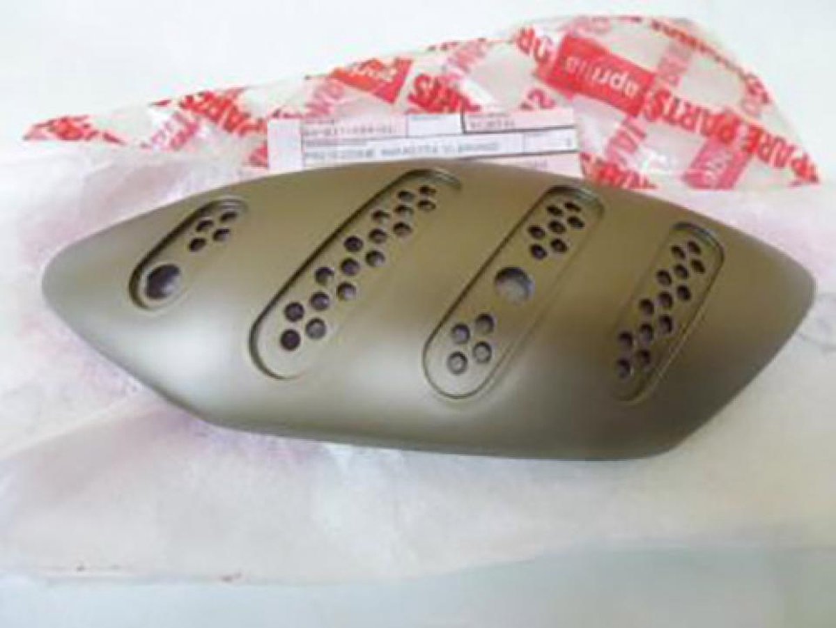 uitlaatbeschermer voor scooter aprilia 50 rally 1995 - 2004 ap8238501 nieuw