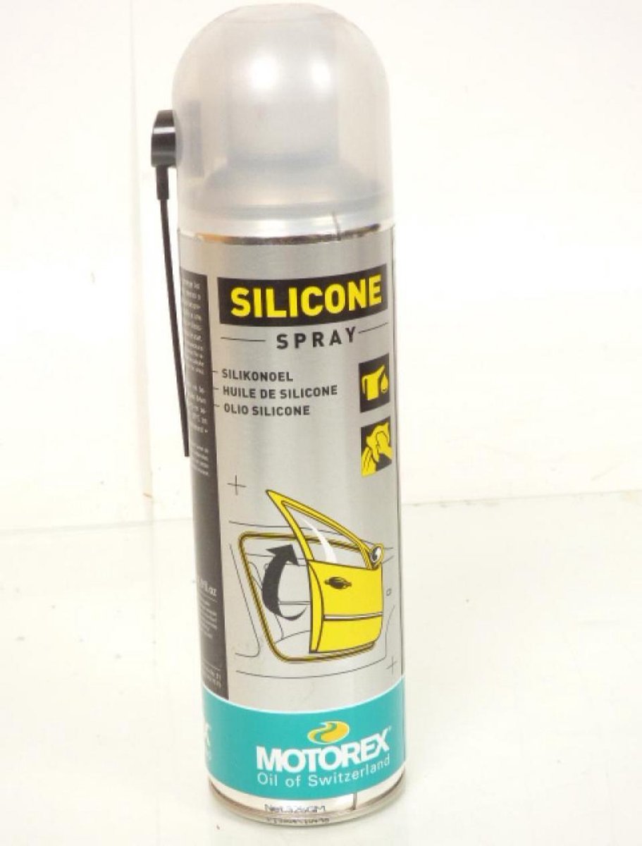spuitbus siliconenolie voor motorex 500ml nieuw aerosol smeermiddel
