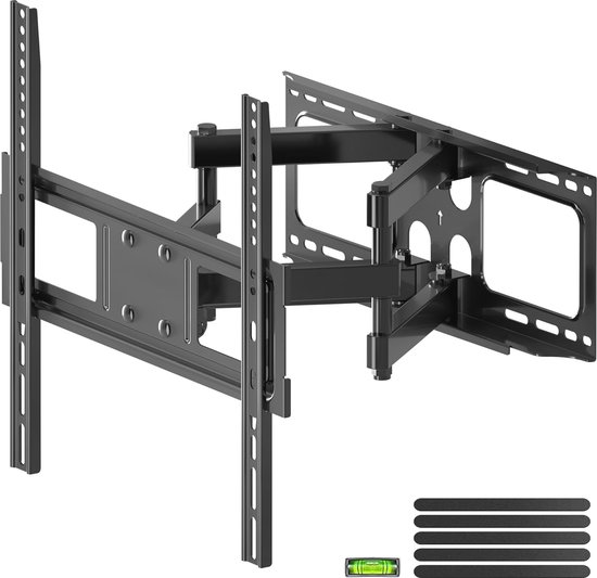 ONKRON TM5-BW Wall Mount for 32 to 70 Inch TVs 32 to 70 Inch TV Bracket Weight up to 60 kg, VESA 75 x 75-400 x 400 mm, TV Arm with Slope